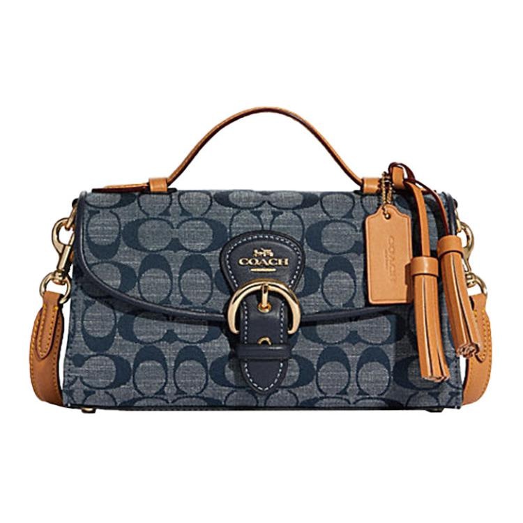 COACH/蔻驰 COACH Kleo 24 Denim Blue