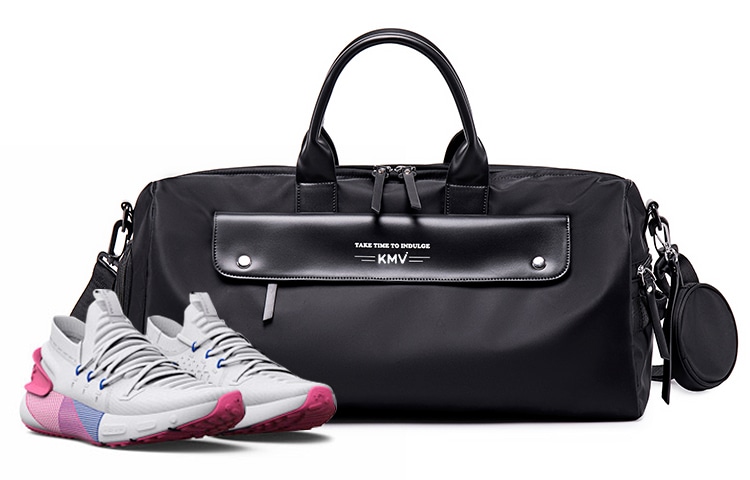 KMV Fitness Bag Large Gray Pink