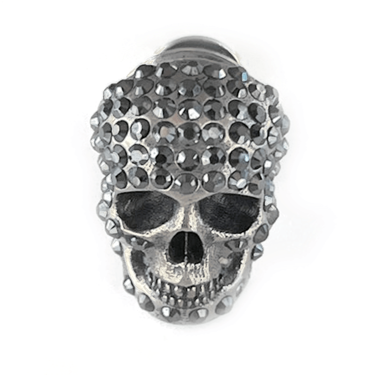 Alexander McQueen Skull Earrings Silver