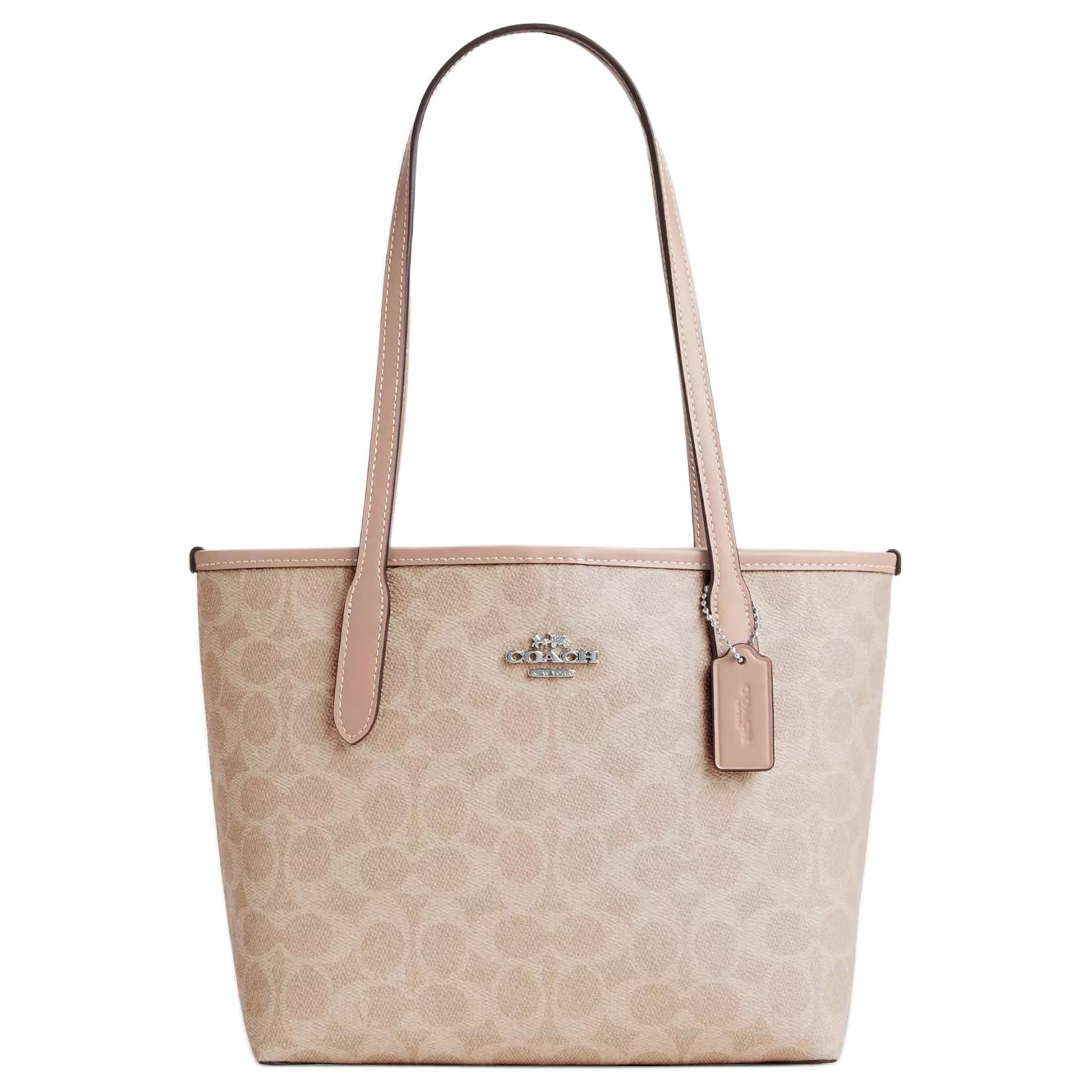 COACH/蔻驰 COACH Small City 23 Silver Sand