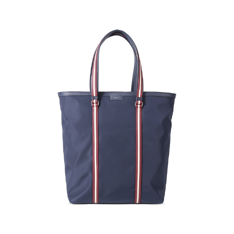 BALLY巴利 Bally Classic Stripe Tote Bag Midnight Blue