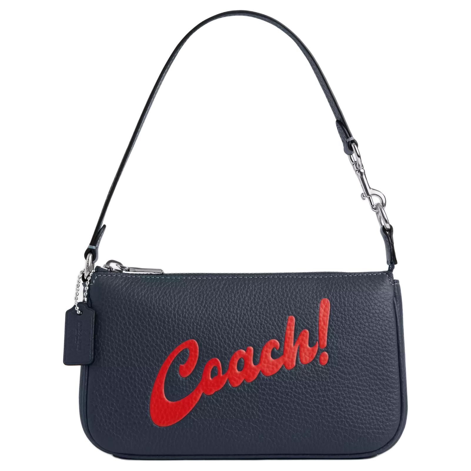 COACH/蔻驰 COACH Nolita 19 Silver Denim