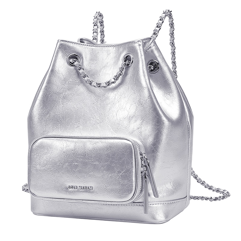 GOLF/高尔夫 GOLF Chain Bag Silver Black