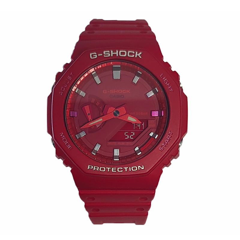 CASIO/卡西欧 Casio GA-2100 Hand-Painted Coral Red