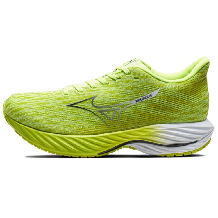 Mizuno Wave Rider 28 Fluorescent Yellow/White