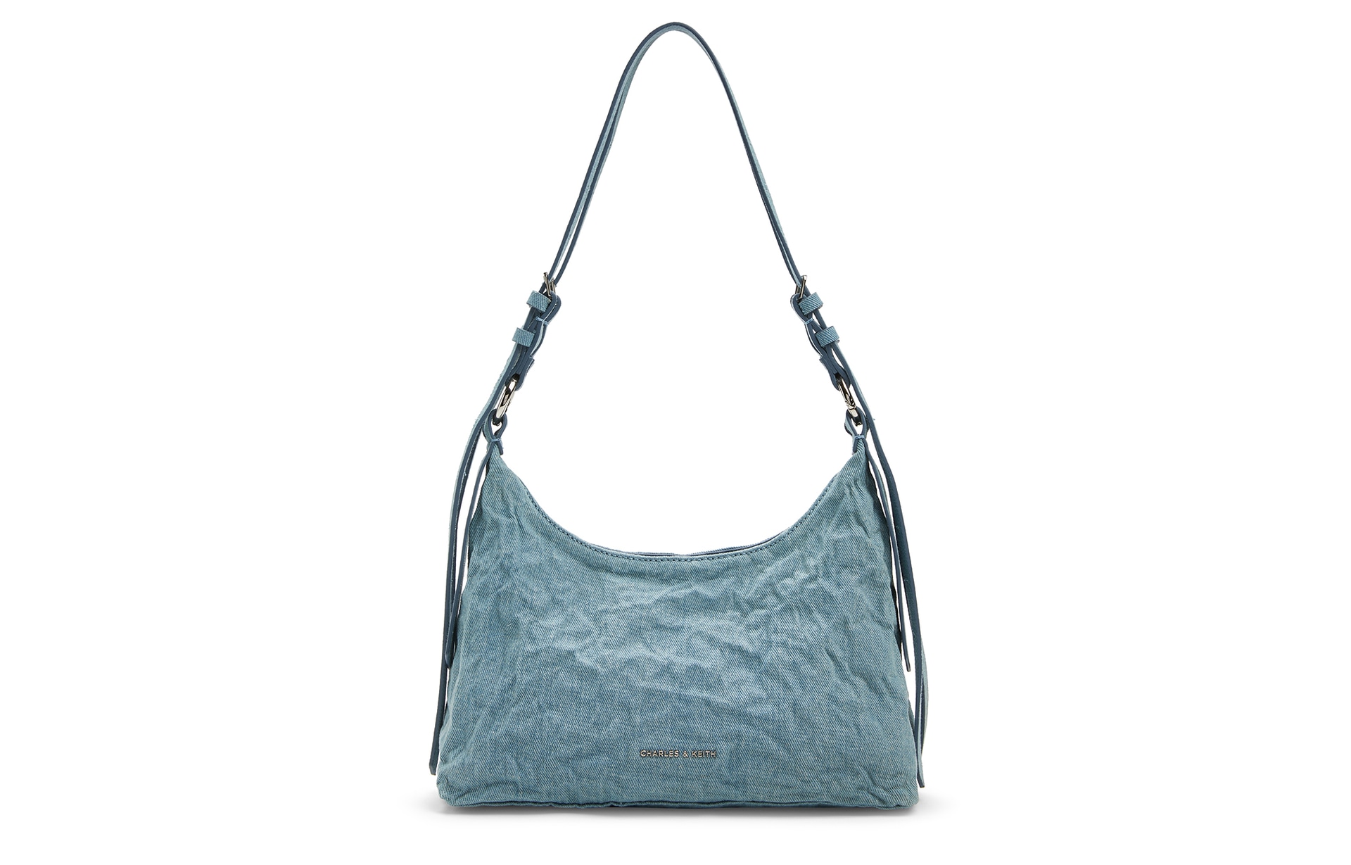 CHARLES&KEITH Charles & Keith Denim Blue Shoulder Bag