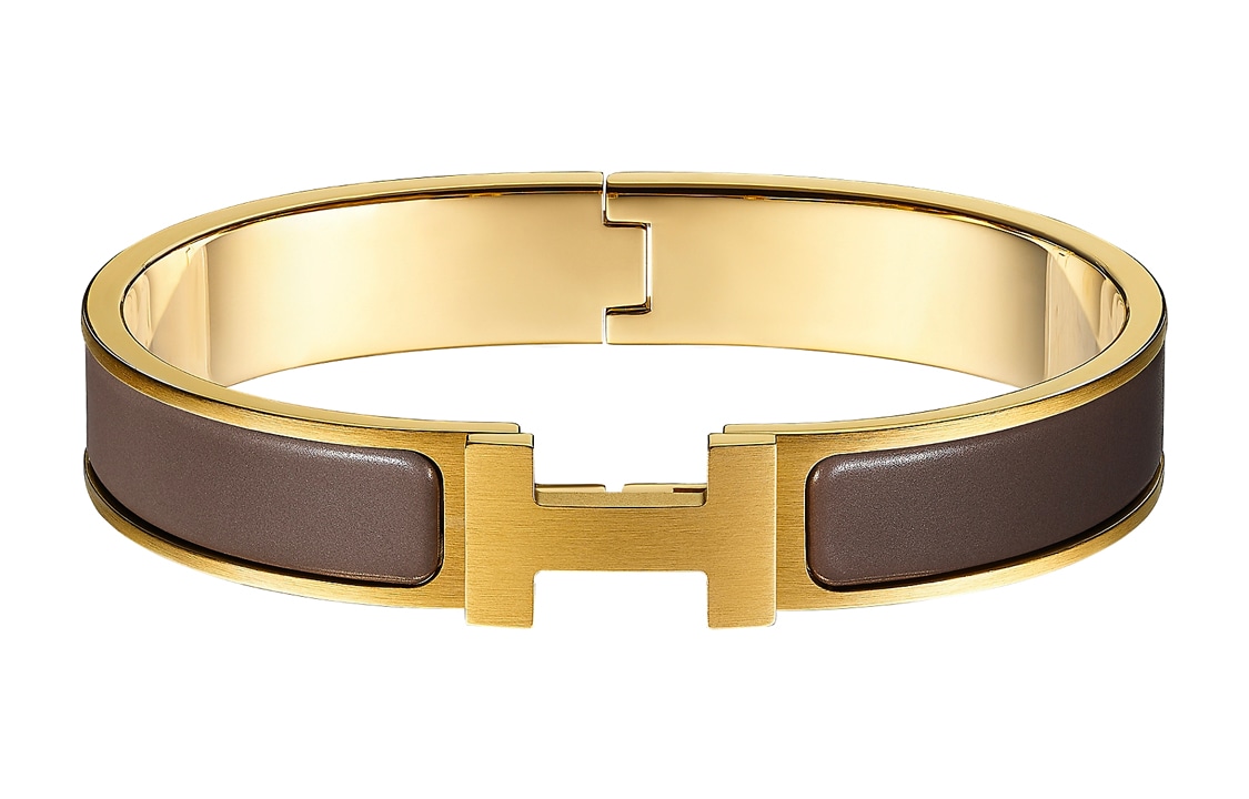 HERMES/爱马仕 Hermes Clic HH Matte Tin Grey Gold
