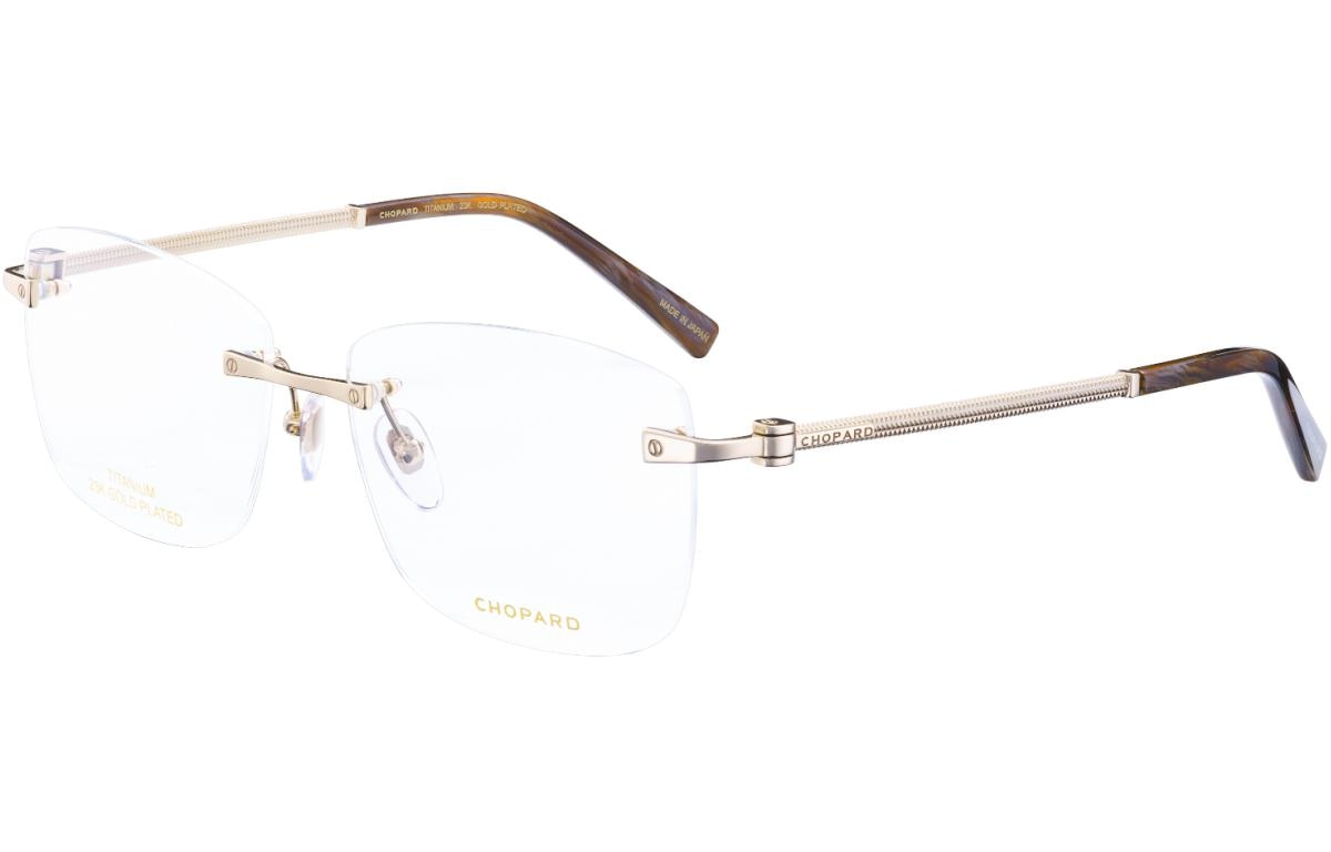 CHOPARD/萧邦 Chopard Essence Square Titanium Gold Optical Frame
