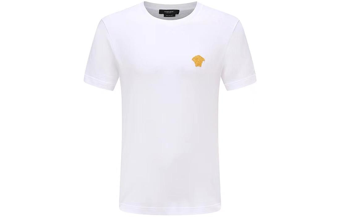 VERSACE/范思哲 Versace Medusa Embroidered T-Shirt White