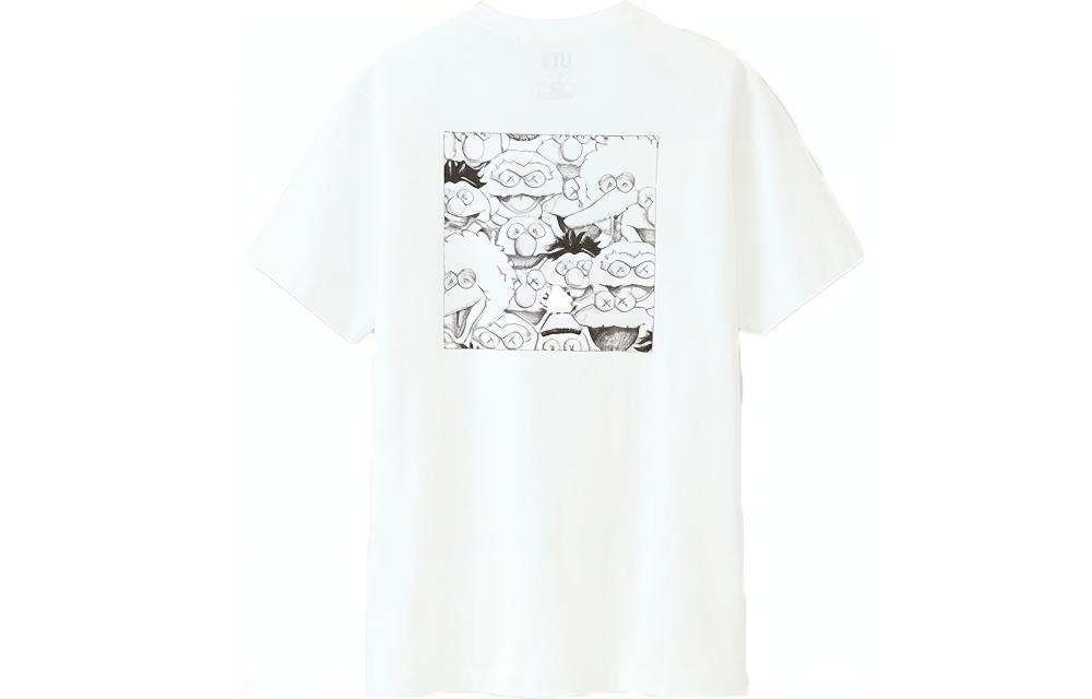 UNIQLO/优衣库 UNIQLO x Sesame Street x KAWS T-Shirt White