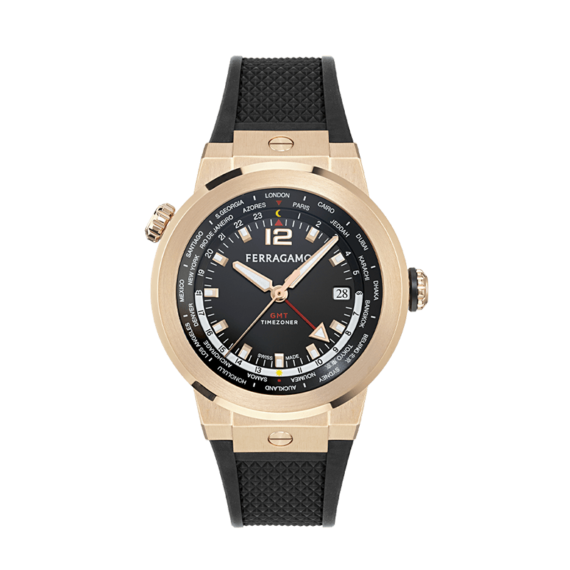 FERRAGAMO/菲拉格慕 Ferragamo F-80 GMT Worldtime