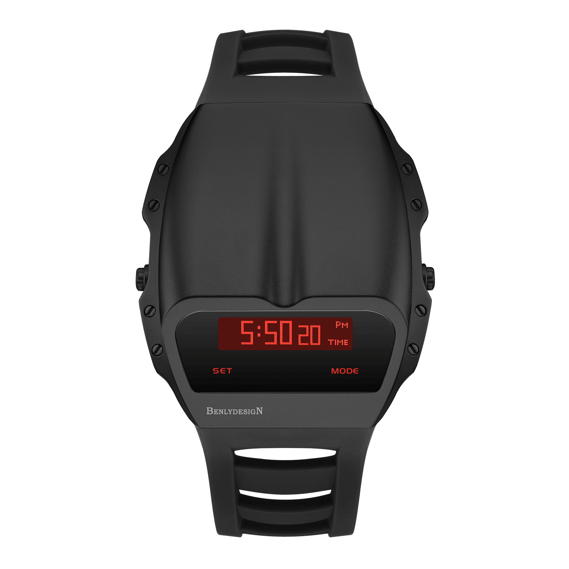IB BENLYDESIGN IB Red Silicone Watch