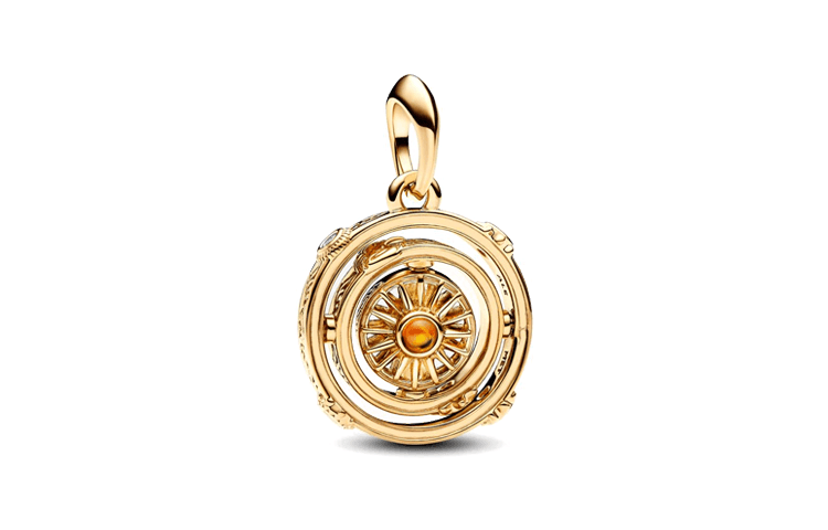 Pandora/潘多拉 Pandora Game of Thrones Rotating Star Disc Charm Gold