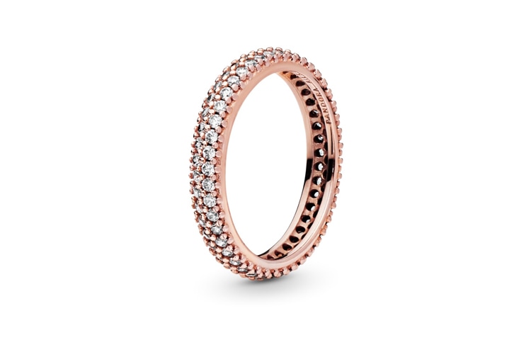 Pandora/潘多拉 Pandora Shimmering Glam Ring Rose Gold