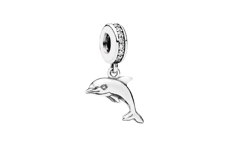 Pandora/潘多拉 Pandora Happy Dolphin Pendant Silver