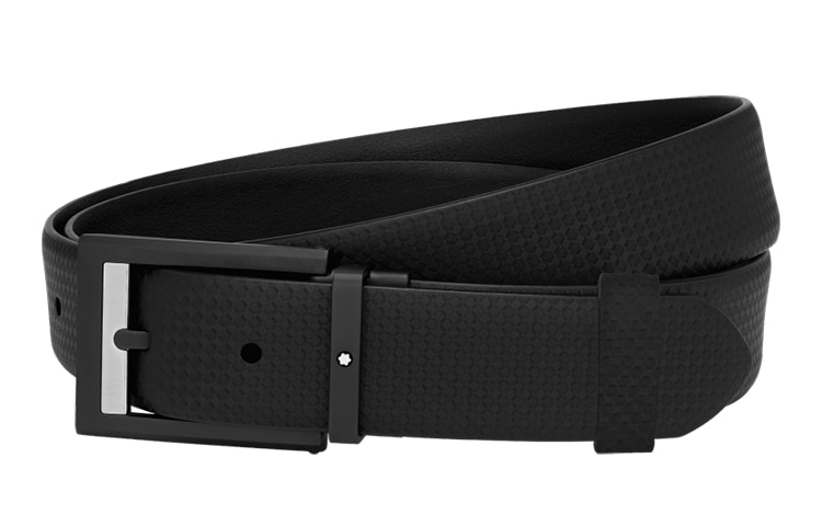 MONTBLANC/万宝龙 Montblanc Leather Belt Black