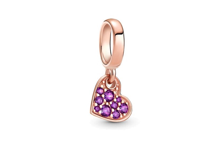 Pandora/潘多拉 Pandora Pavé Heart Pendant