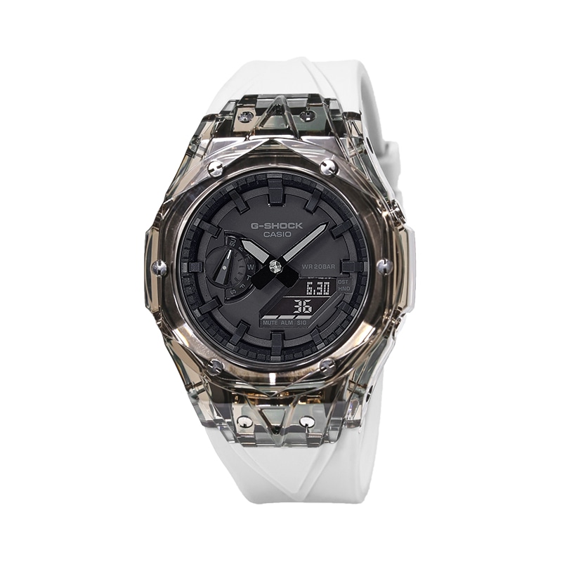 CASIO/卡西欧 CASIO GA-2100-1A1 Black Transparent