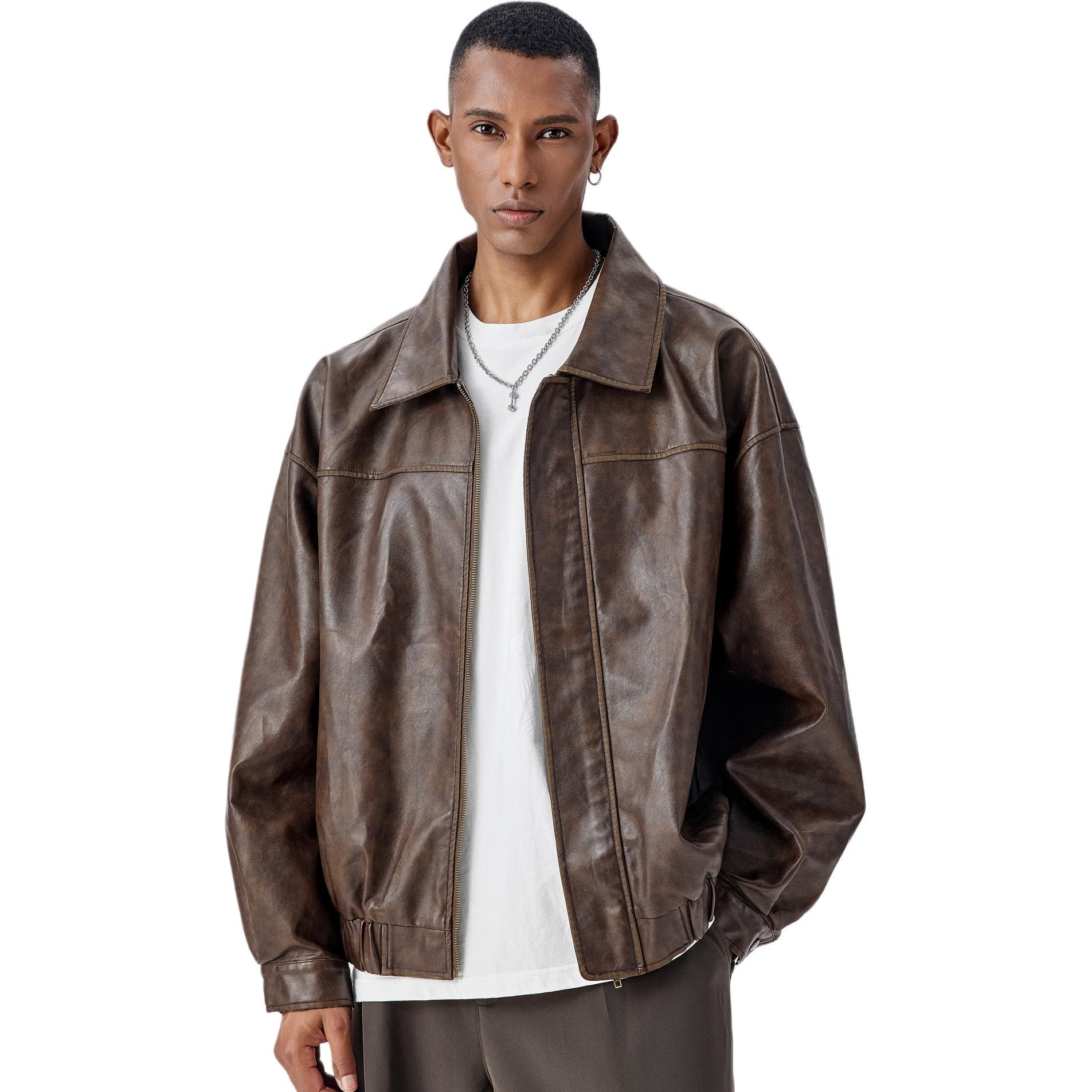 bodydream Vintage PU Jacket Deep Brown