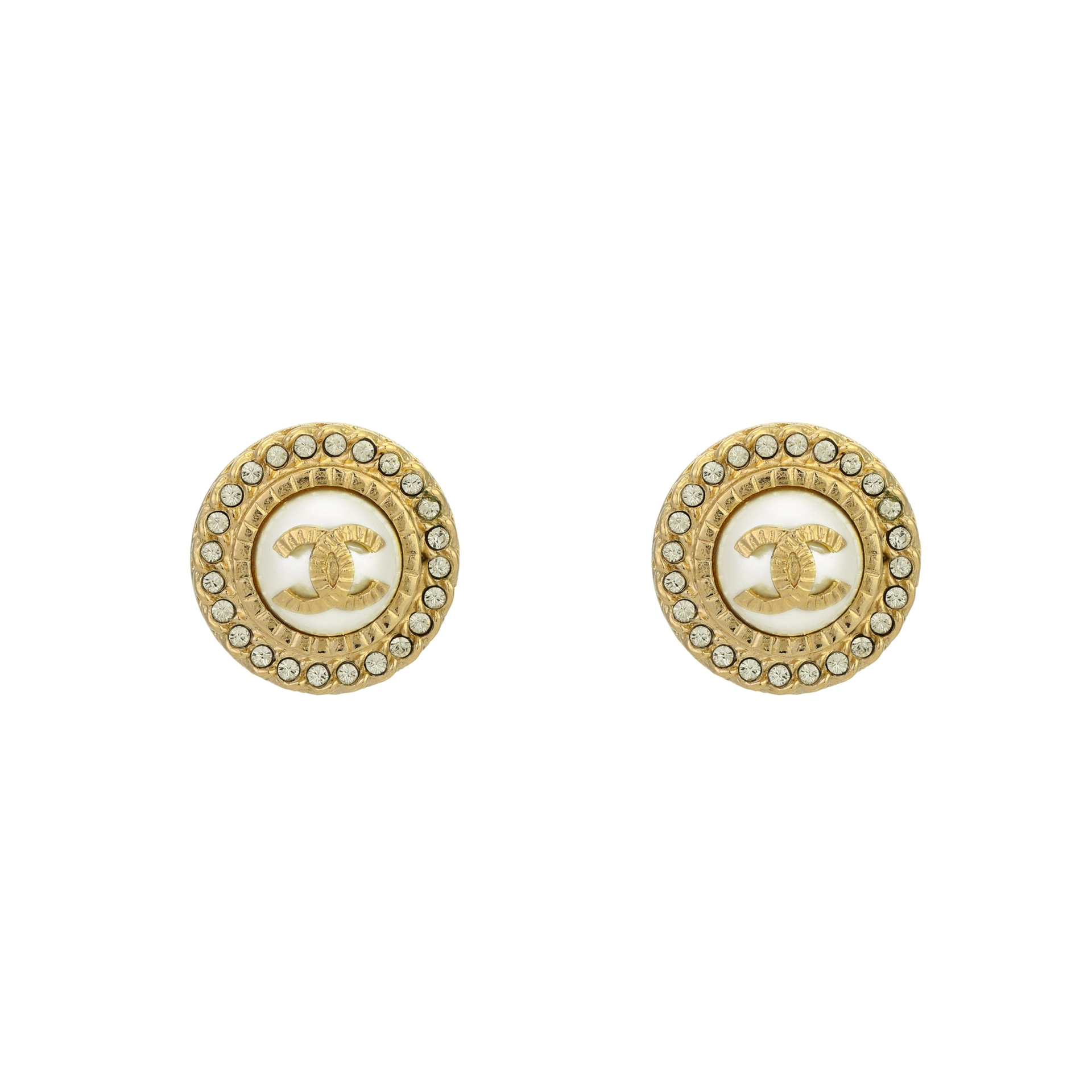 CHANEL Classic Double C Earrings
