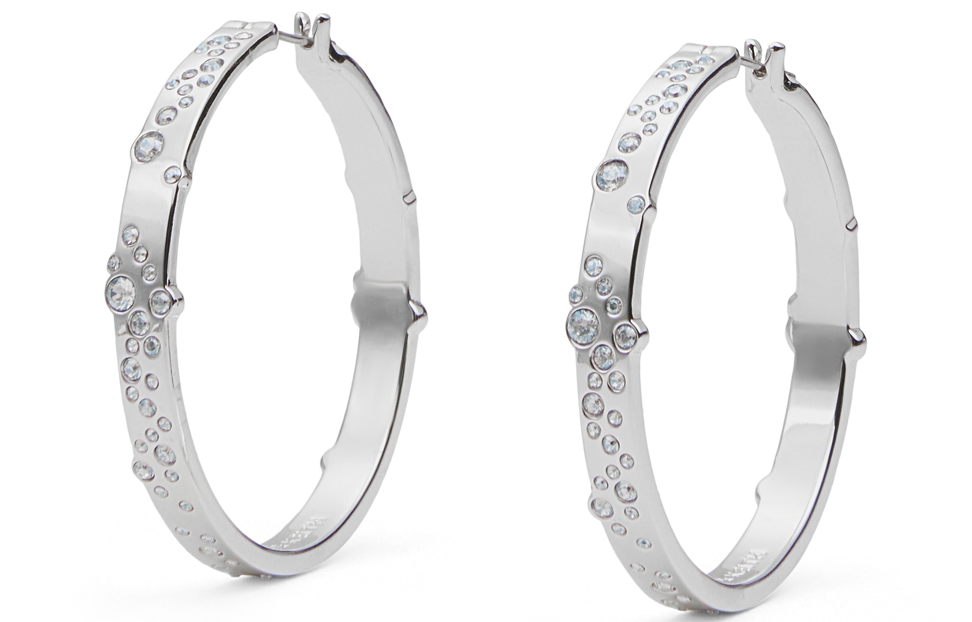 CHARLES&KEITH Crystal Earrings Silver