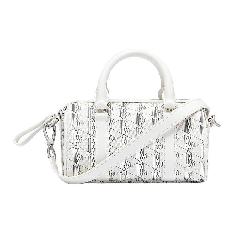Lacoste Logo Print PU Shoulder Bag