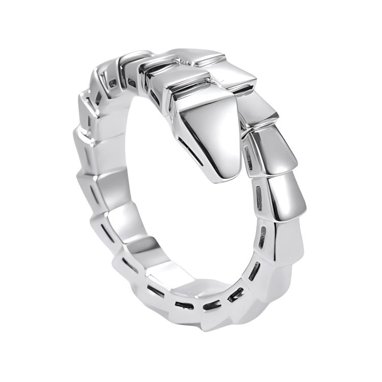 BVLGARI/宝格丽 BVLGARI Serpenti 18k White Gold Ring