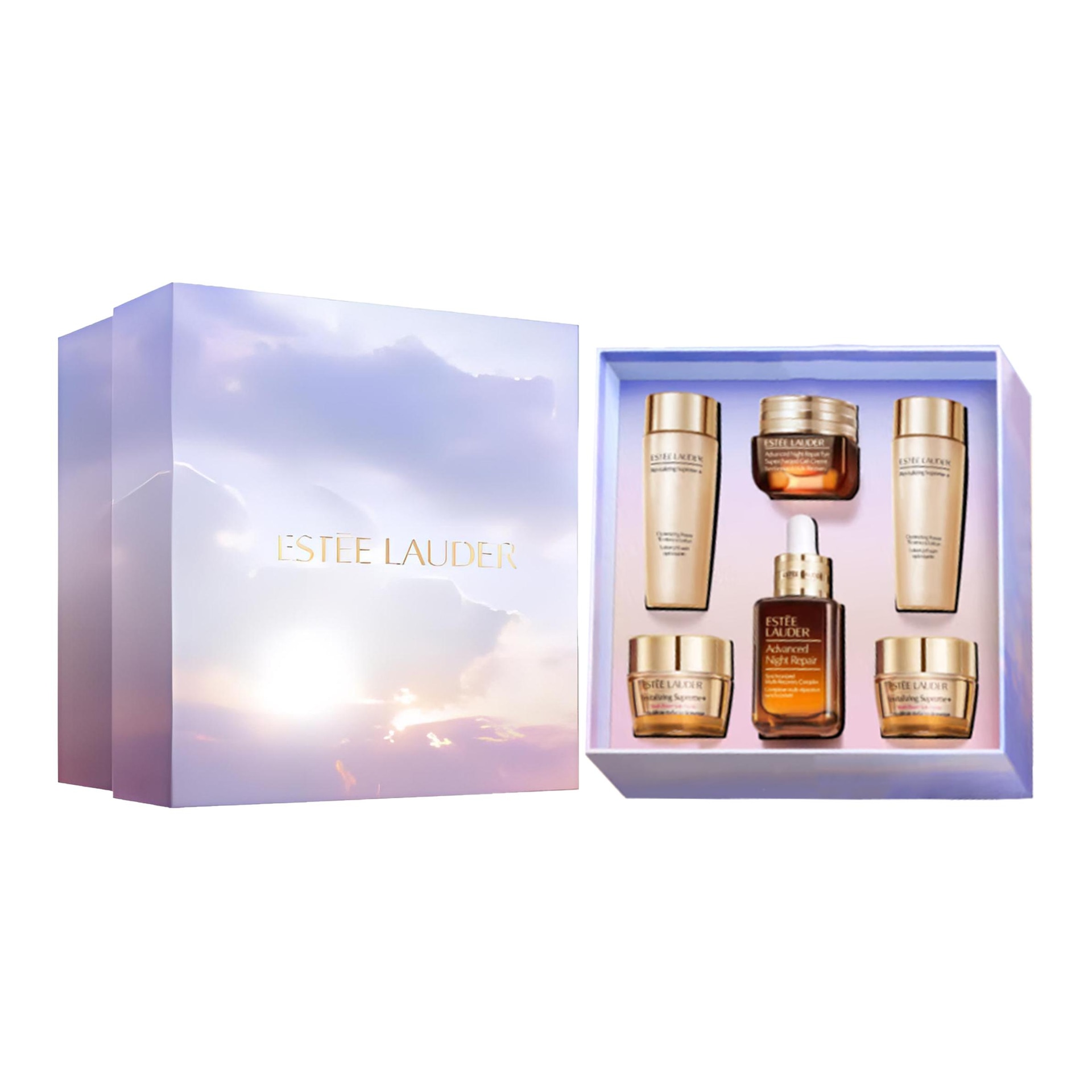 ESTEE LAUDER/雅诗兰黛 雅诗兰黛 七夕限定爱无边际眼面礼盒护肤套装 紧致修护补水 六件套