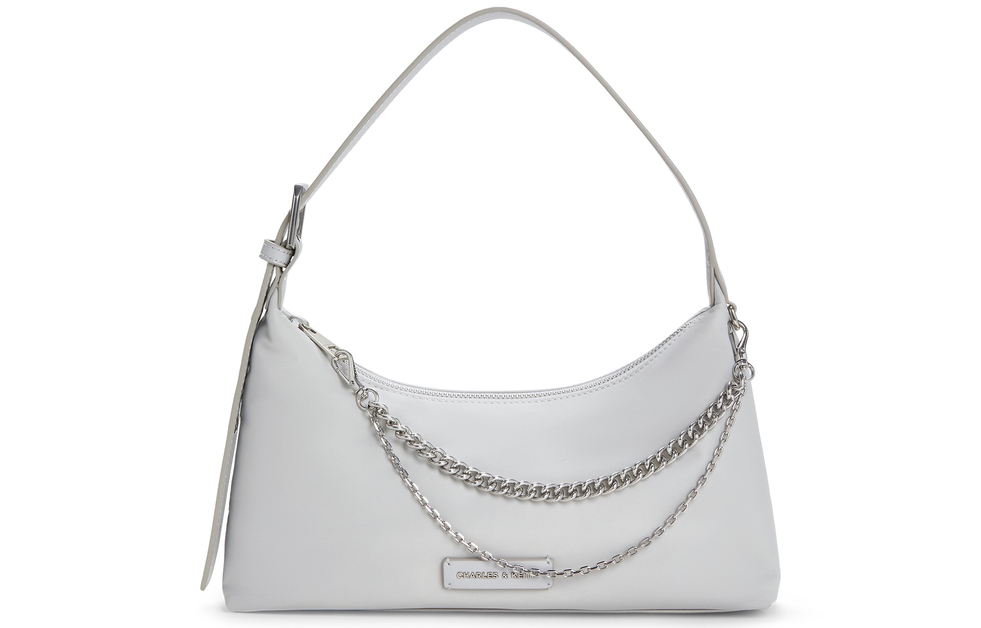CHARLES&KEITH CHARLESKEITH CK PU NoirLight Grey