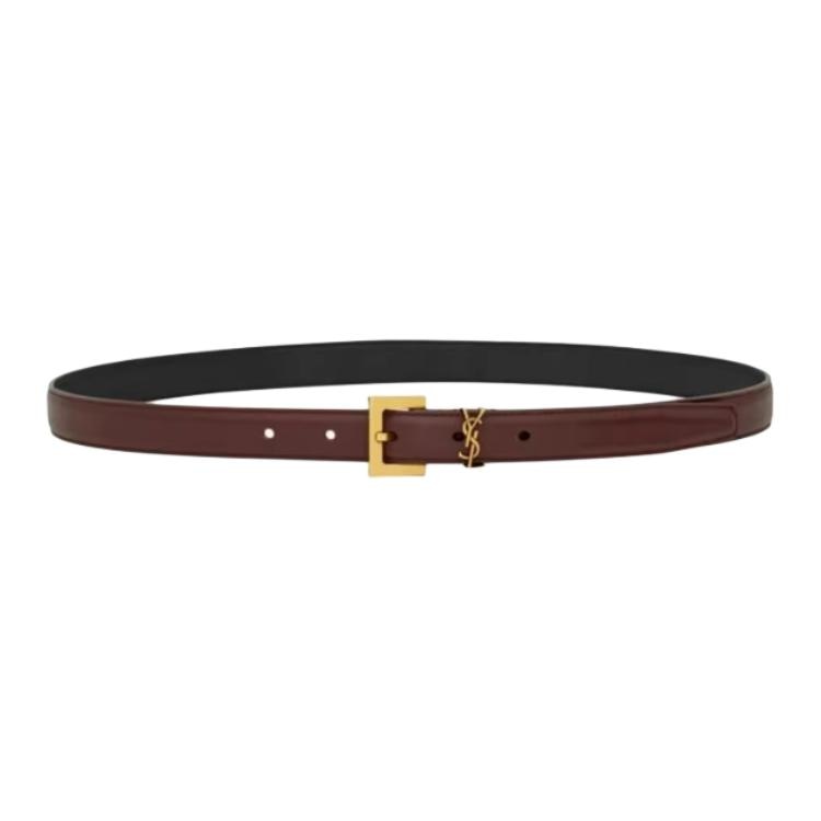SAINT LAURENT/圣罗兰 Saint Laurent Logo Belt