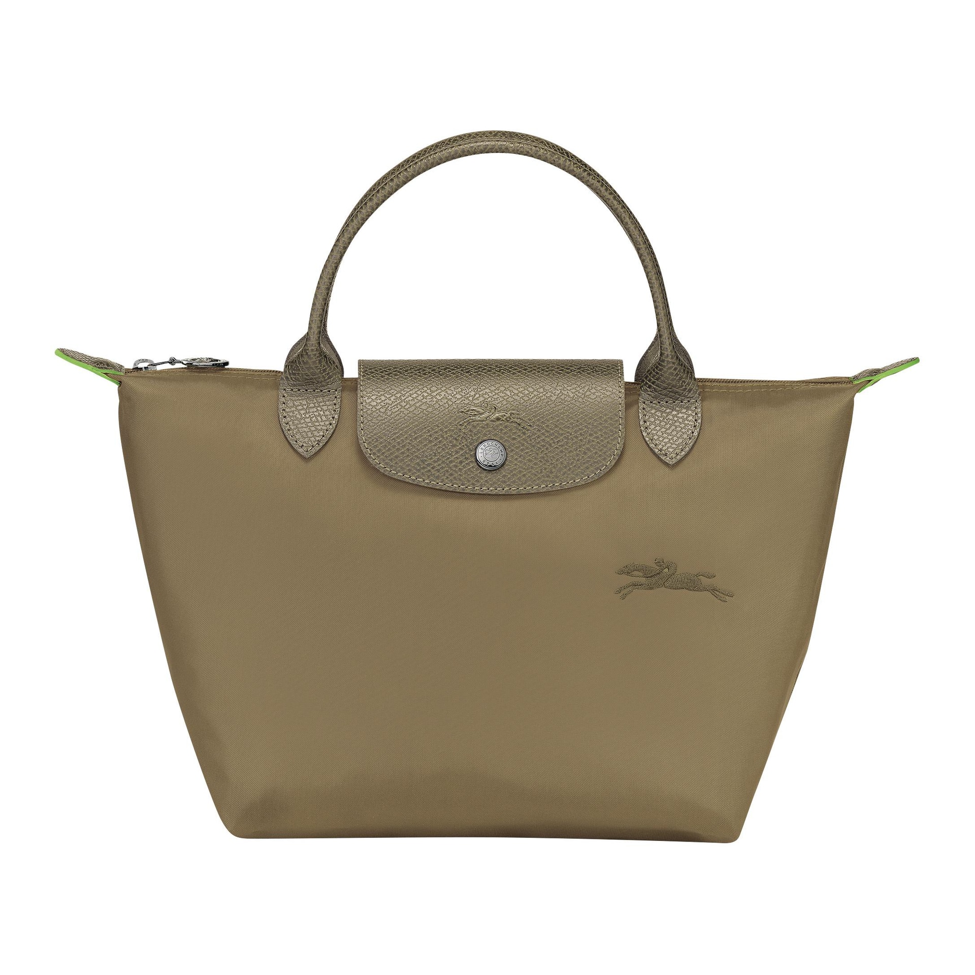 LONGCHAMP/珑骧 Longchamp Le Pliage Green Logo Pouch Small