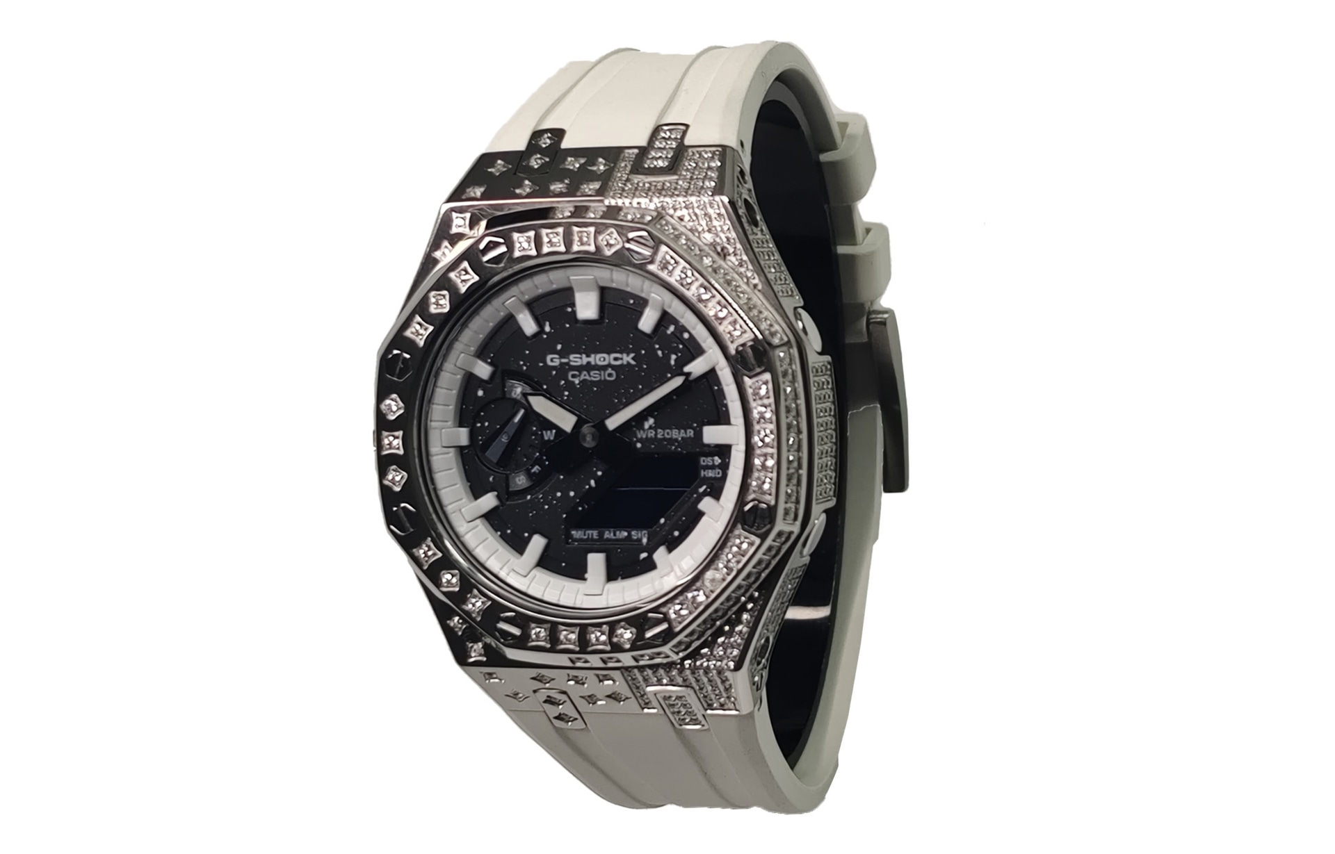 CASIO/卡西欧 Casio GA-2100 Silver Steel