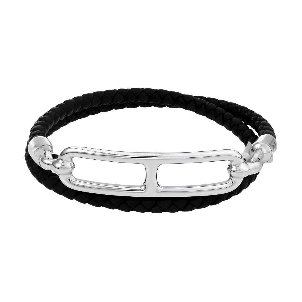 HERMES/爱马仕 Hermes Roulis Bracelet Black