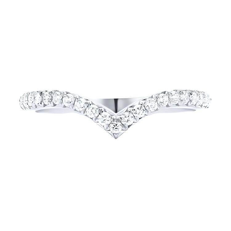 TIFFANY & CO./蒂芙尼 Tiffany & Co. V Shape Diamond Ring