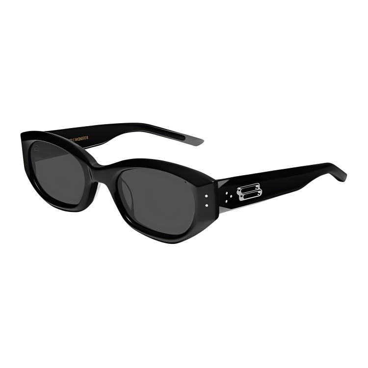GENTLE MONSTER Logo Irregular Sunglasses Black