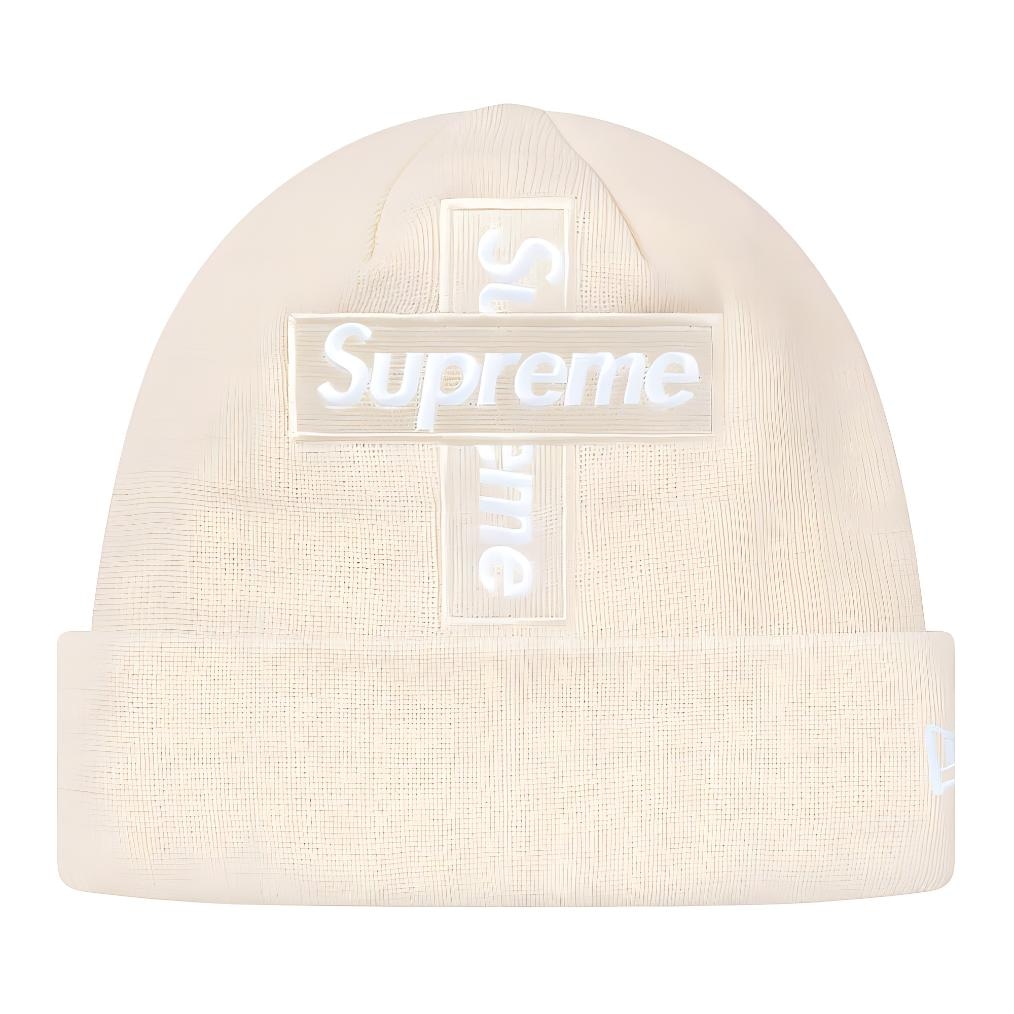 Supreme x New Era Cross Box Logo Beanie