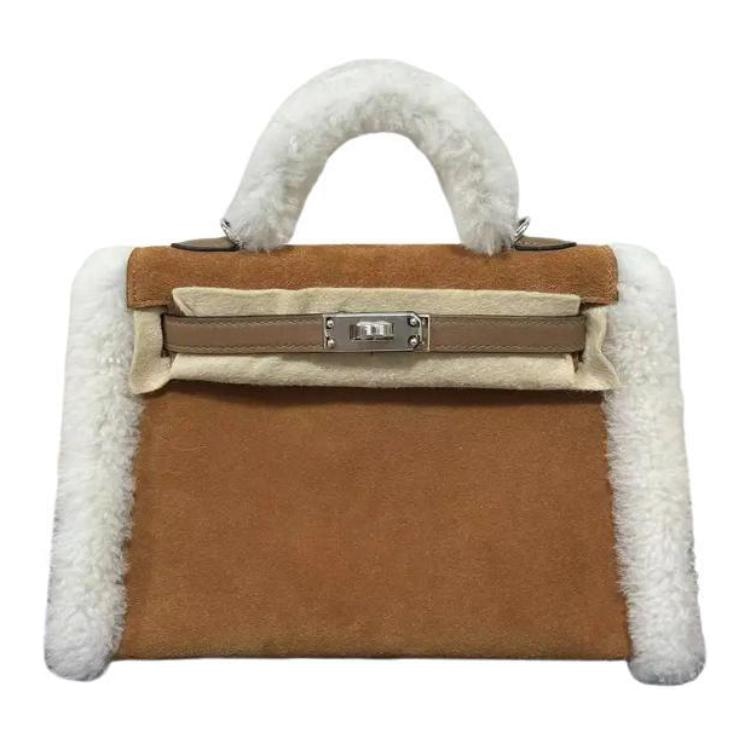 HERMES/爱马仕 Hermes Mini Kelly Grizzly