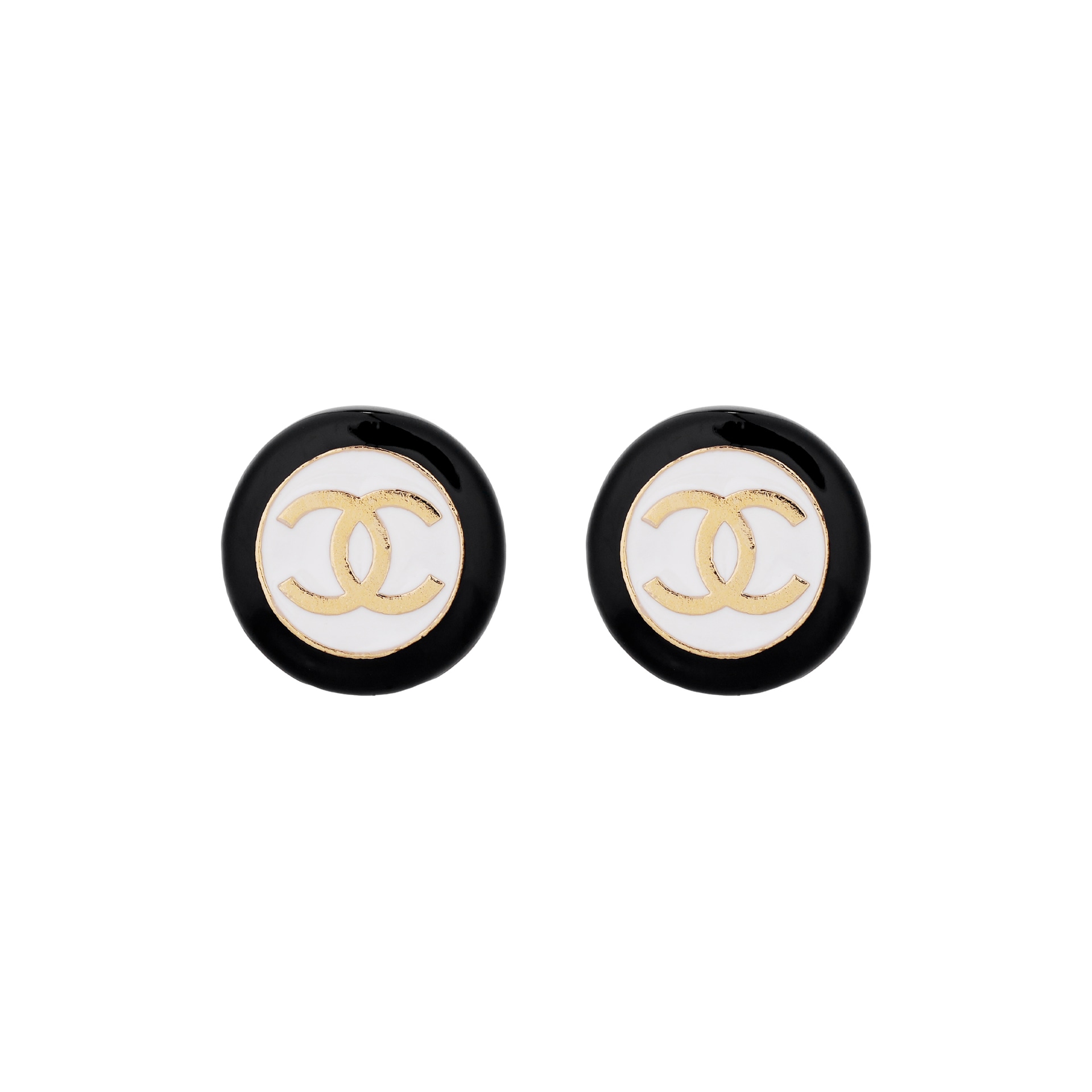 CHANEL Logo Earrings