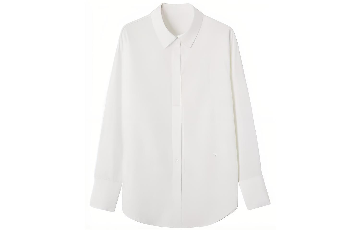 【dme】翻领纯色长袖衬衫 女款