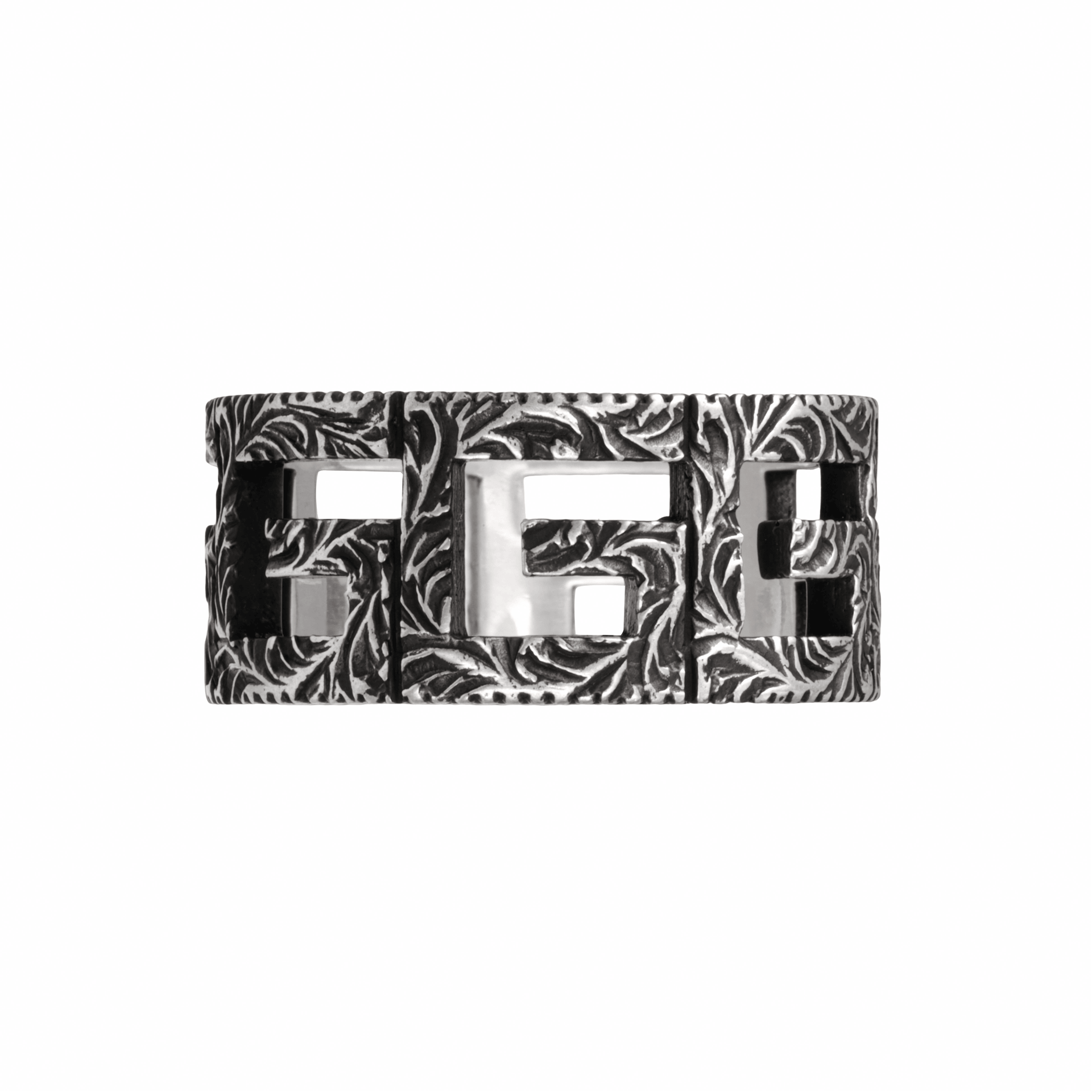 GUCCI/古驰 Gucci G Cube 925 Silver Ring