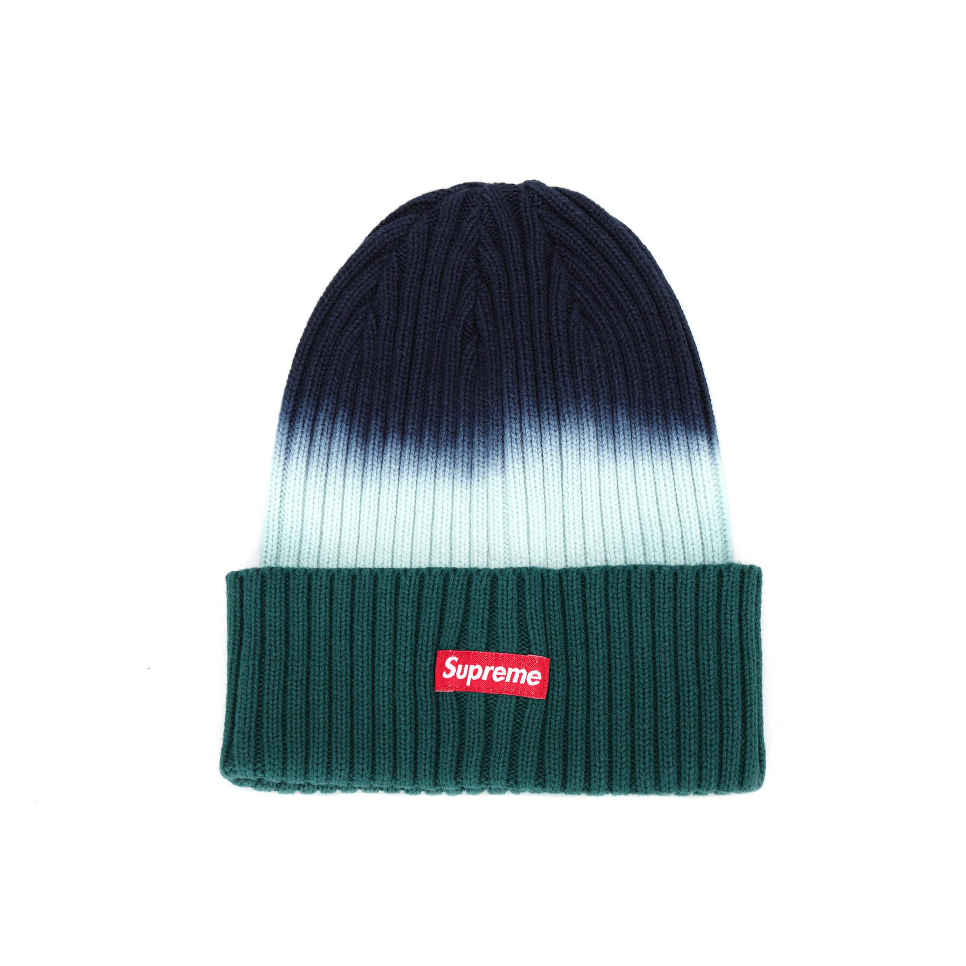 Supreme Overdyed Beanie Navy
