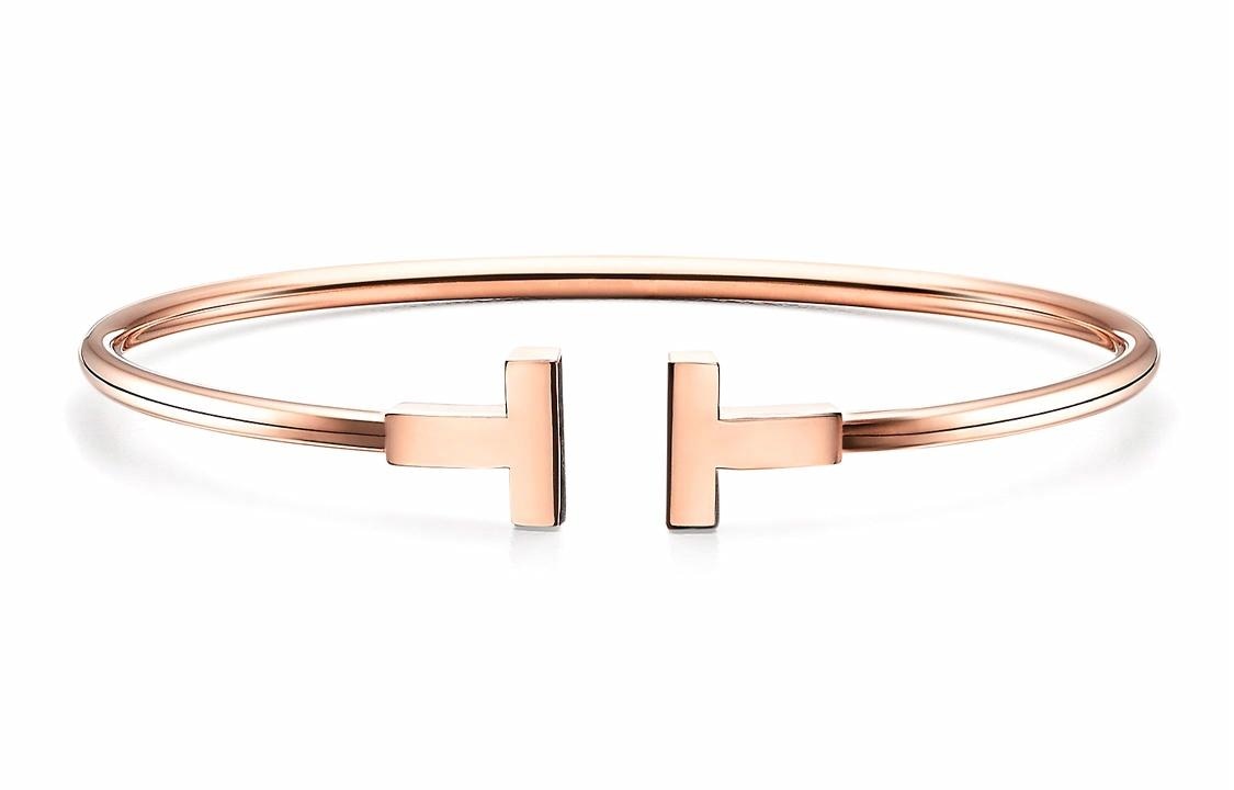 TIFFANY & CO./蒂芙尼 Tiffany & Co. T Series 18K Rose Gold Bracelet