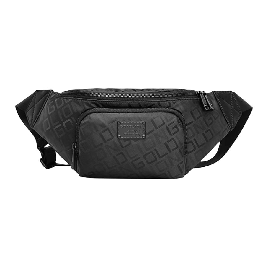 金利来/GOLDLION GOLDLION Business Casual Waist Bag Medium Black