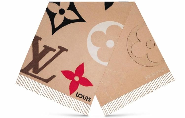 LOUIS VUITTON/路易威登 Louis Vuitton The Ultimate Scarf Beige