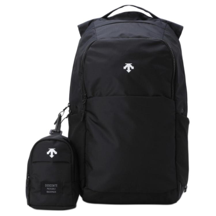 迪桑特/DESCENTE DESCENTE Nylon Backpack Black