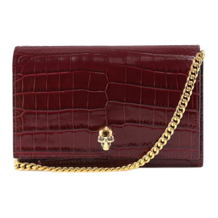 Alexander McQueen Chain Shoulder Bag Red