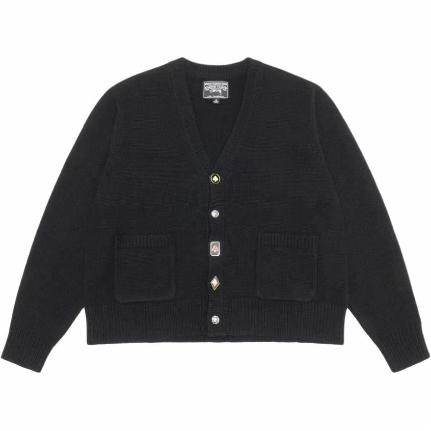 Stussy x Denim Tears SS25 Sweater Black