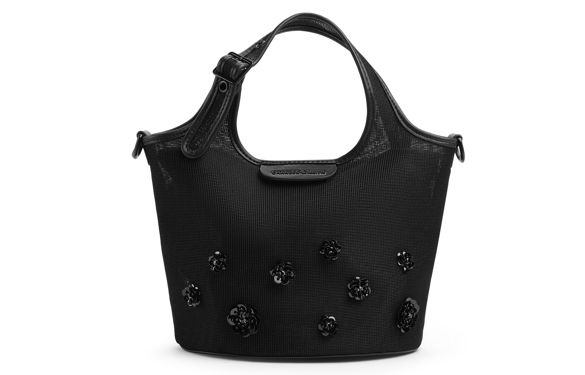 CHARLES&KEITH CHARLESKEITH ck Blossom PinkJet Black