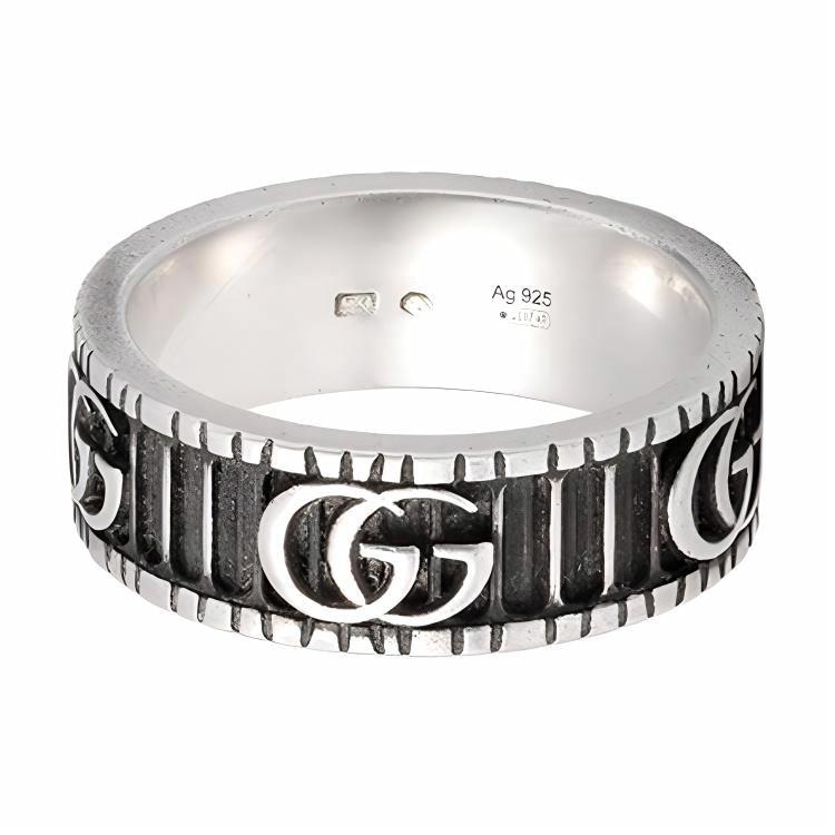 GUCCI/古驰 Gucci Marmont Silver Ring