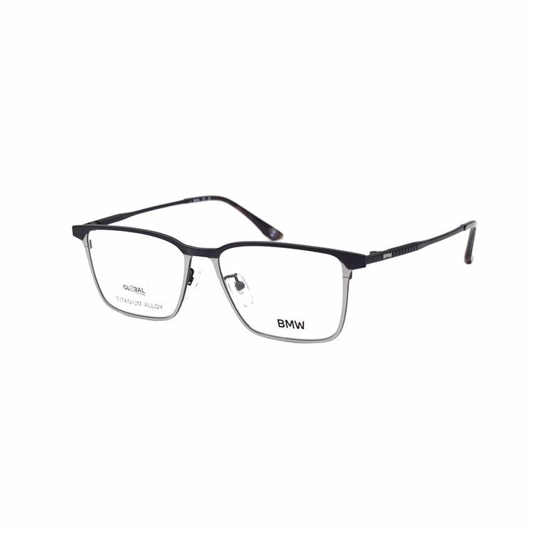 BMW  宝马 BMW Titanium Optical Frame Black Silver